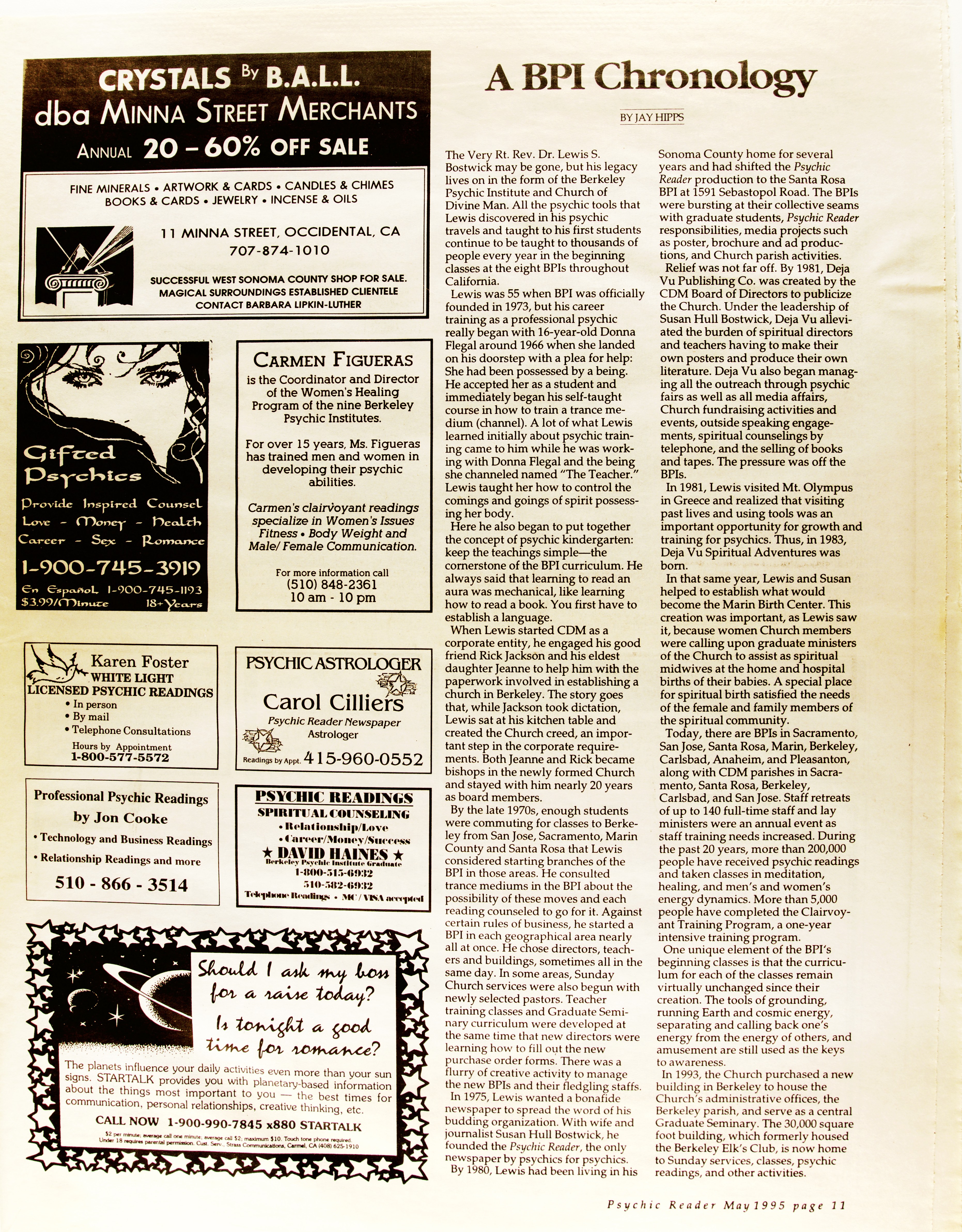 Page 11 / BPI Chronology